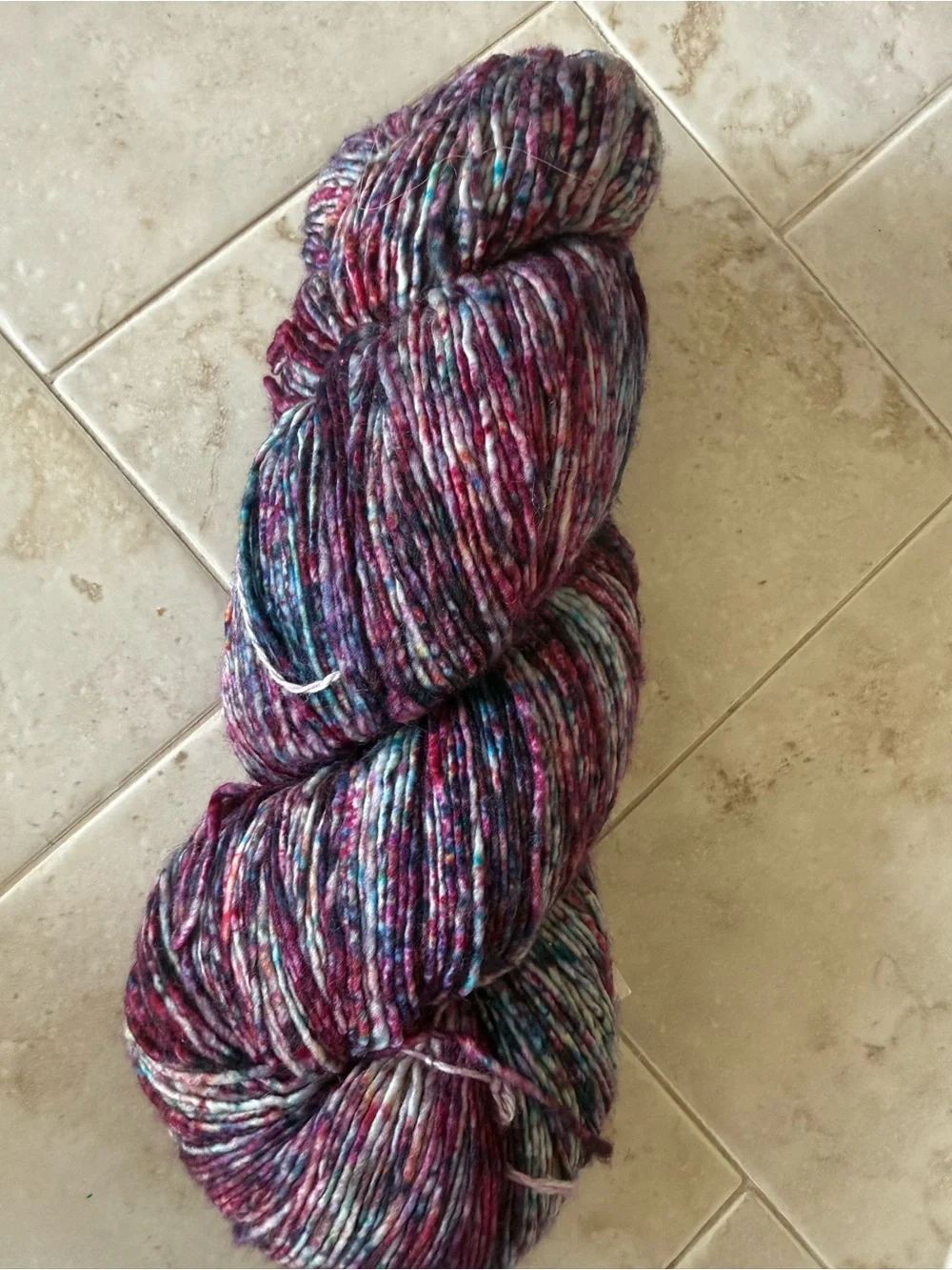Malabrigo Mechita Hand-Dyed Yarn in Viola - Picture 4 of 4